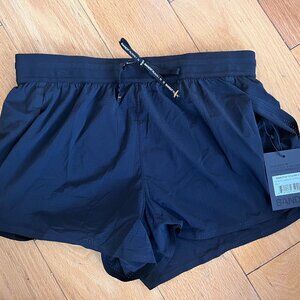 Bandit EG Women's split run shorts perforated, medium, black